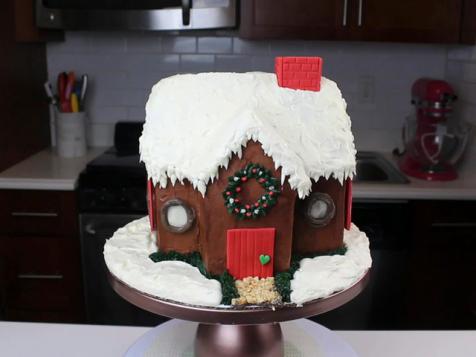 Gingerbread House Cake