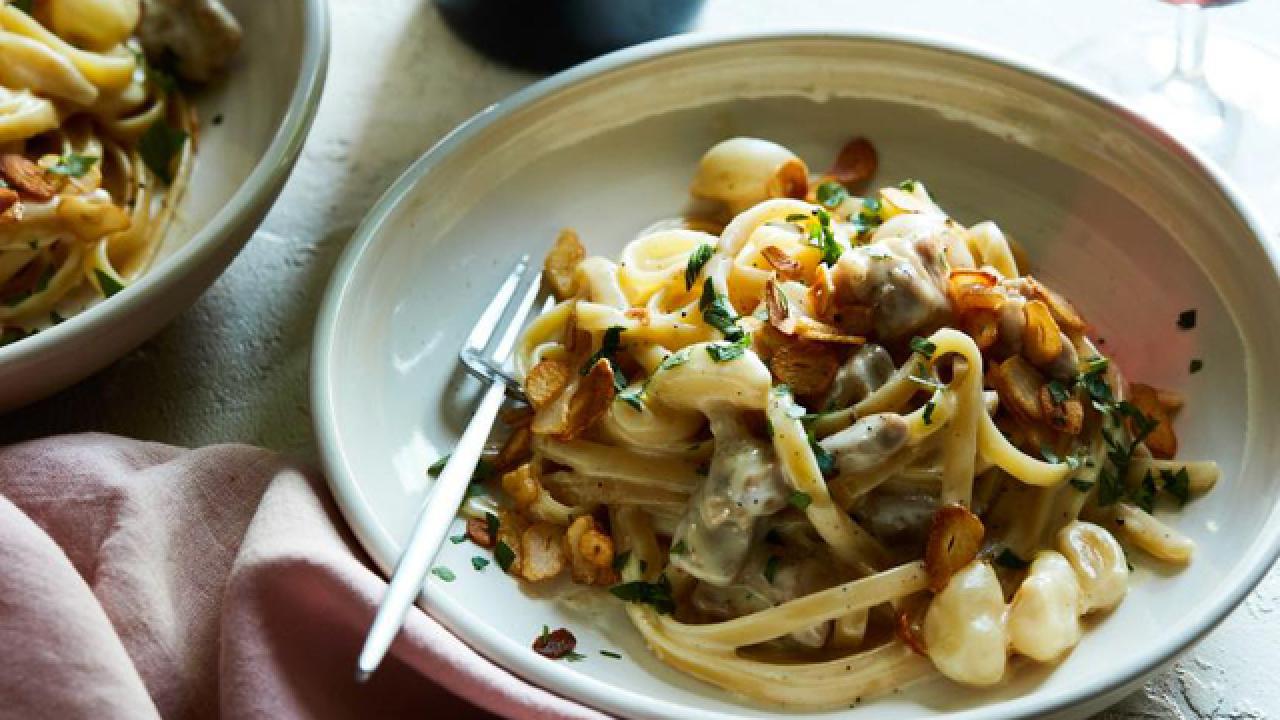 40 Clove of Garlic Chicken Alfredo