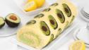 Avocado Emoji Swiss Roll