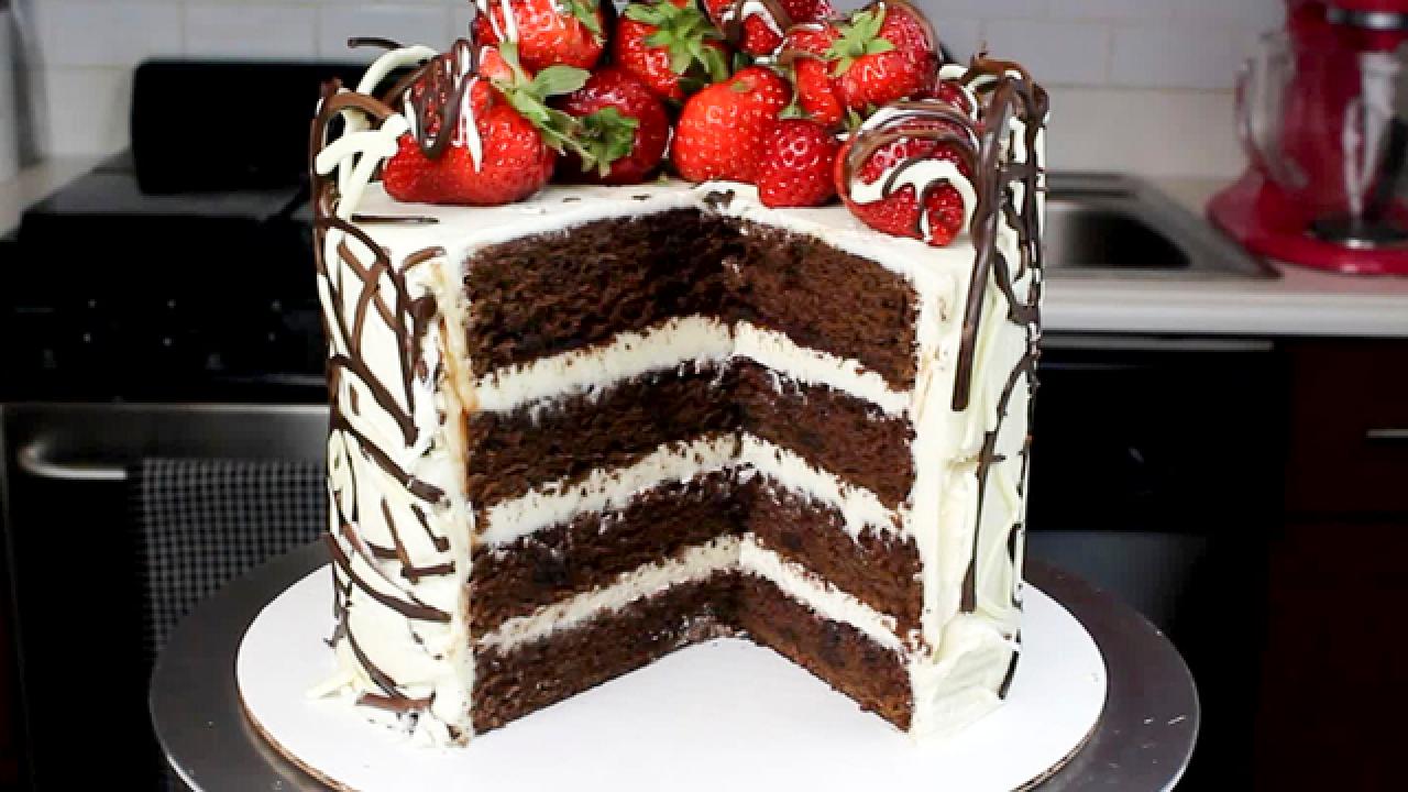 Triple Chocolate Wrap Cake