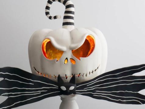 Nightmare Before Christmas-Inspired Jack-o'-Lantern Cake