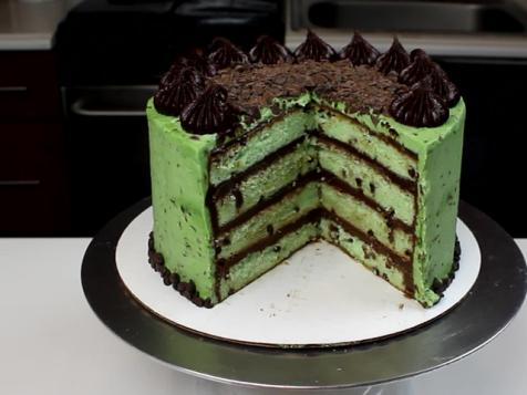 Chelsweets' Mint Chocolate Chip Cake