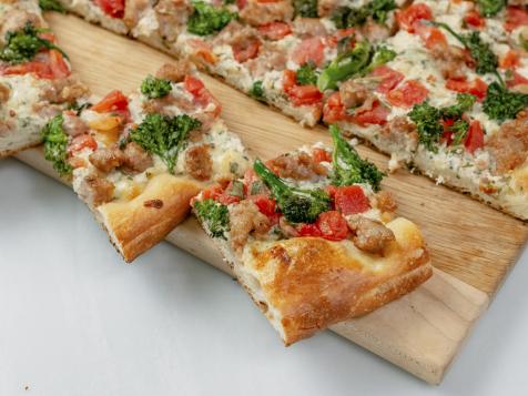 Sausage and Broccolini Pizza