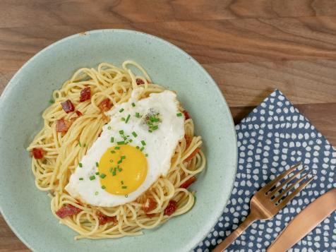 Bacon and Egg Spaghetti