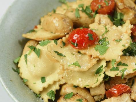 Skillet Chicken and Ravioli