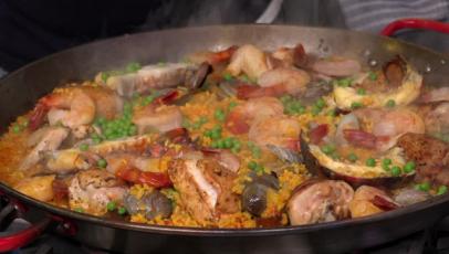 The Ultimate Paella Recipe Tyler Florence Food Network