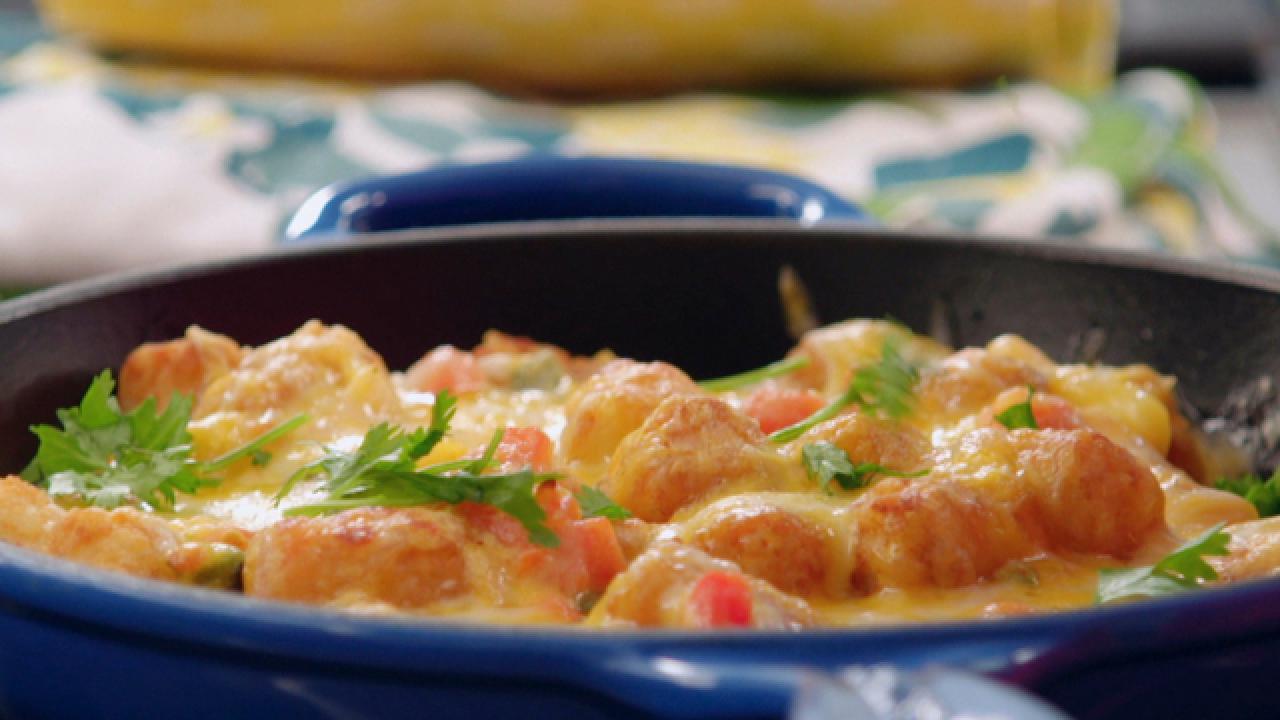 Crispy Cheesy Nacho Tots