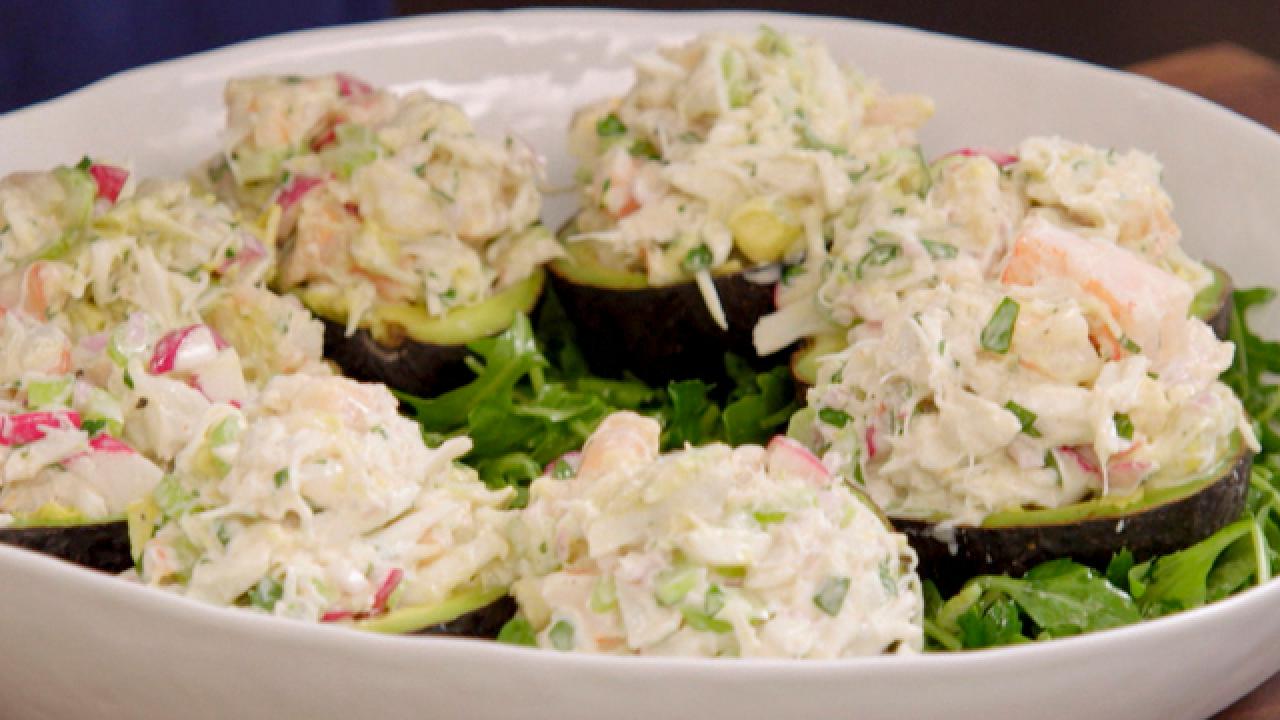 Shrimp-Crab Salad Avocados