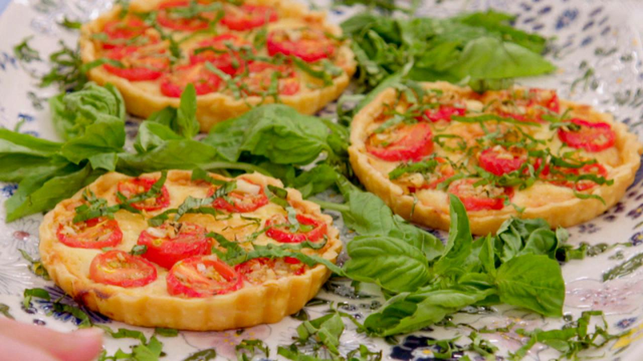 Tomato and Cheddar Tartlets
