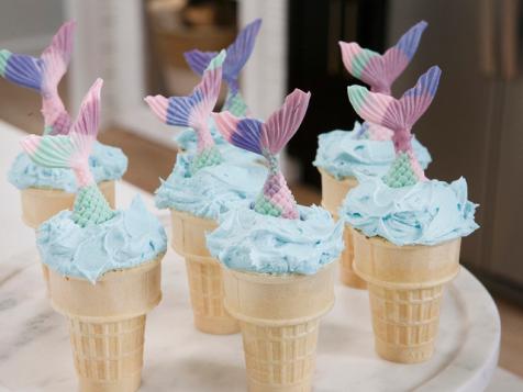 Cupcake Stuffed Ice Cream Cone