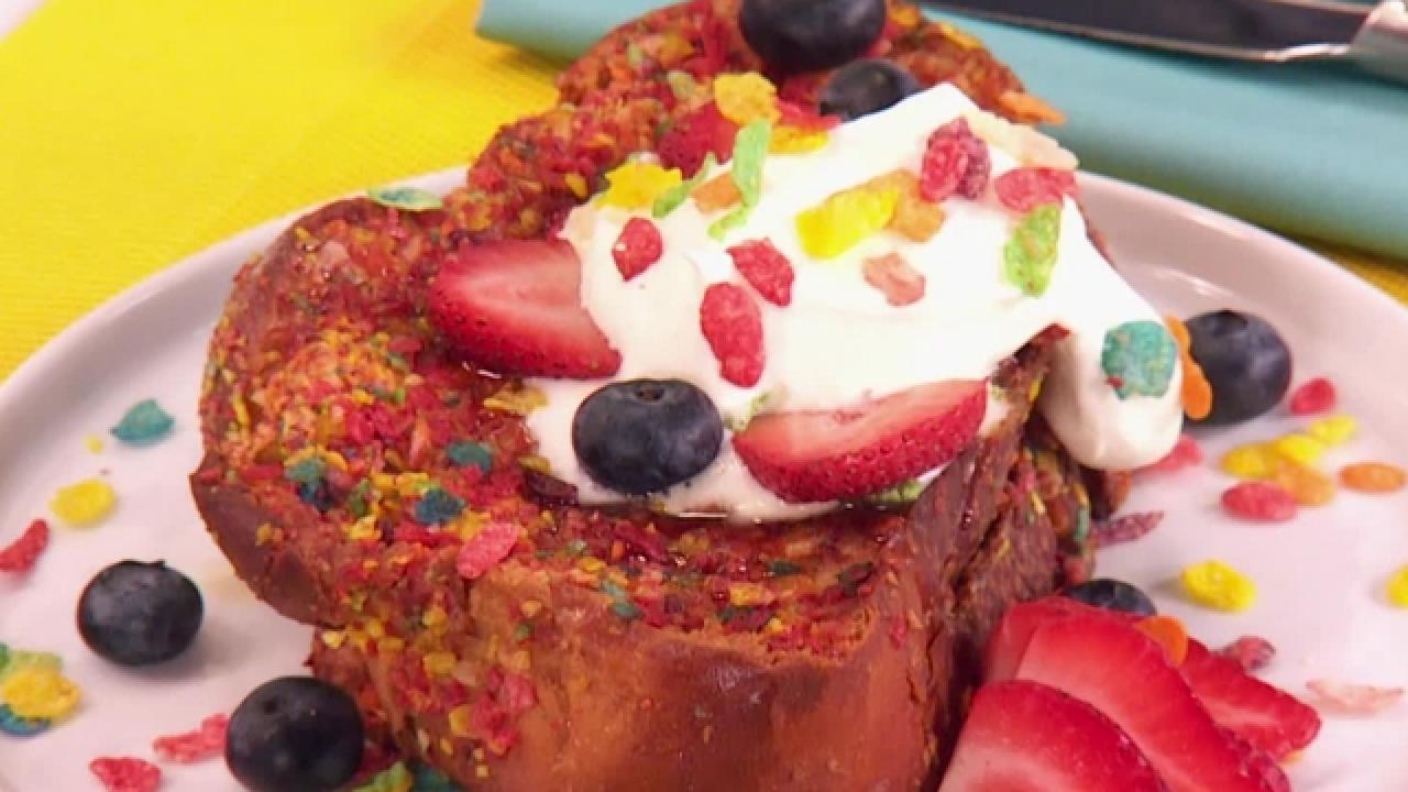 Cereal-Stuffed French Toast