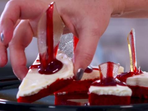 Bloody Cheesecake Bars