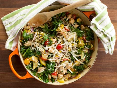 Pesto Chicken Skillet Supper