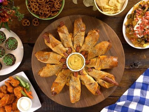 Pull-Apart Dogs in a Blanket