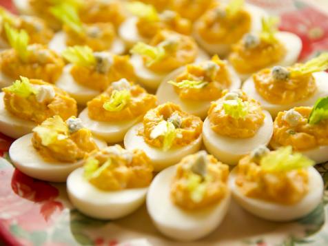 Buffalo Deviled Eggs