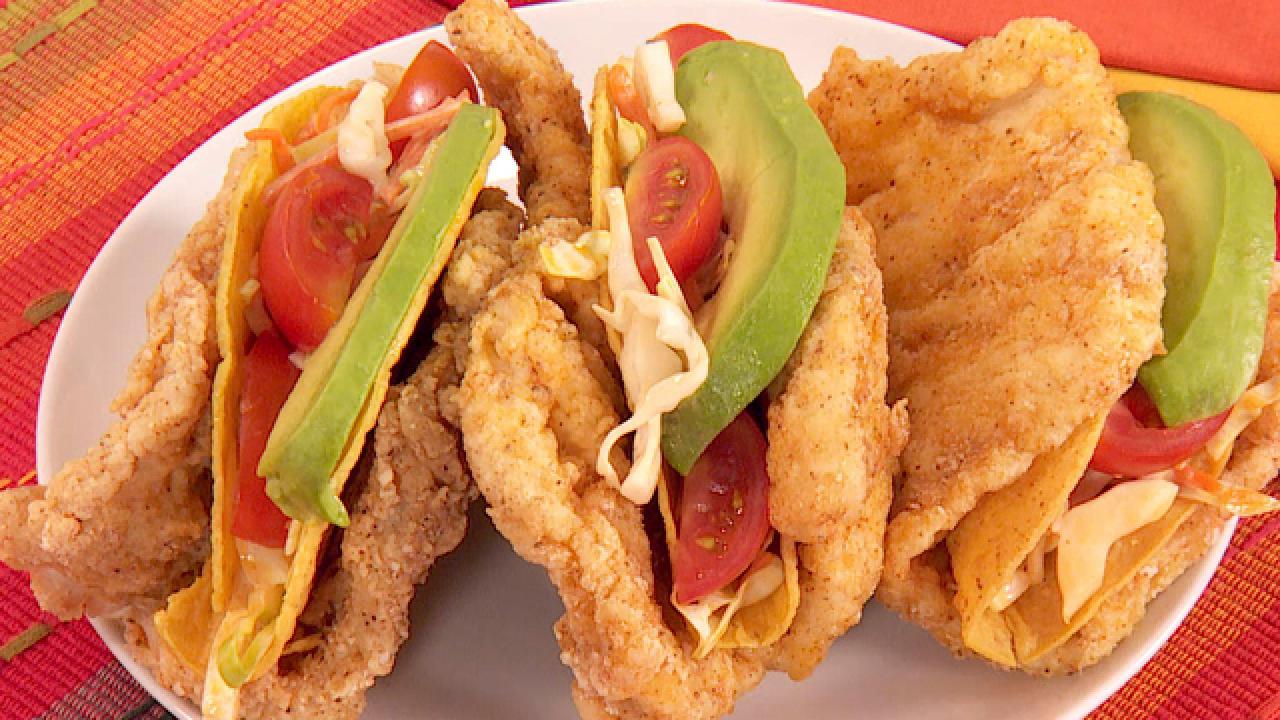 Double Crunch Fried Chicken Taco Shells