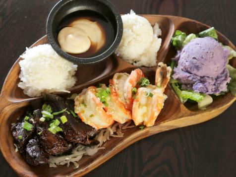 Braised Short Ribs with Garlic Shrimp