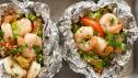 Teriyaki Shrimp Parcels
