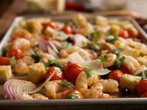 Sheet Pan Shrimp Puttanesca