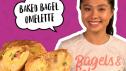 Baked Bagel Omelette