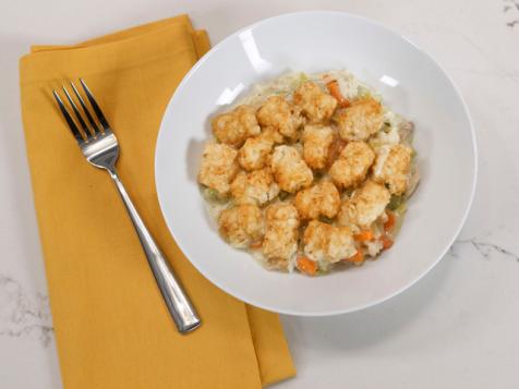 Chicken Pot Pie and Tater Tots