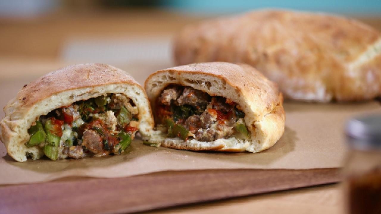 Sausage and Broccolini Calzone