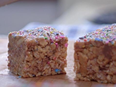 Peanut Butter Crispy Rice Squares