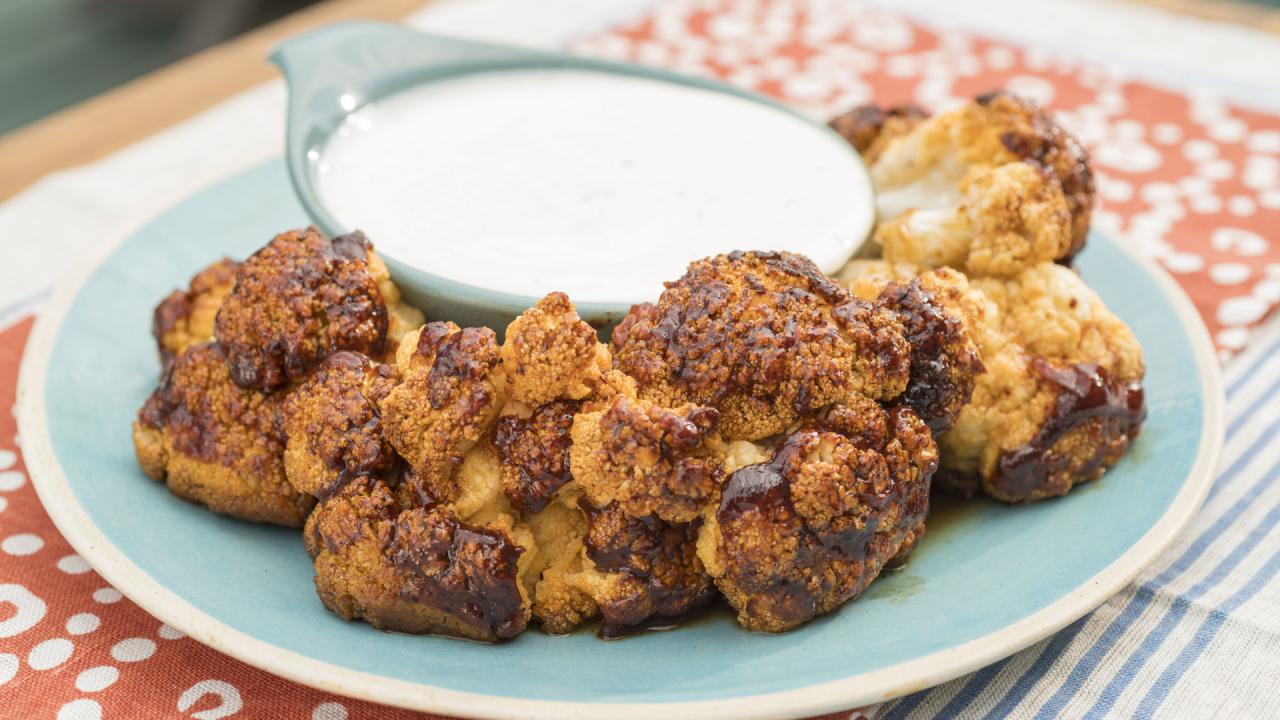 Whole BBQ'd Cauliflower