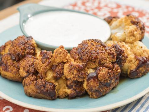 Whole BBQ'd Cauliflower
