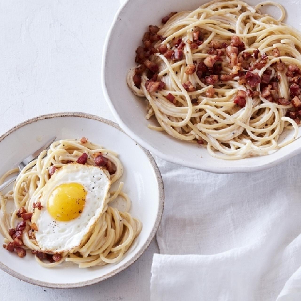 Spaghetti Carbonara — Real Baking with Rose