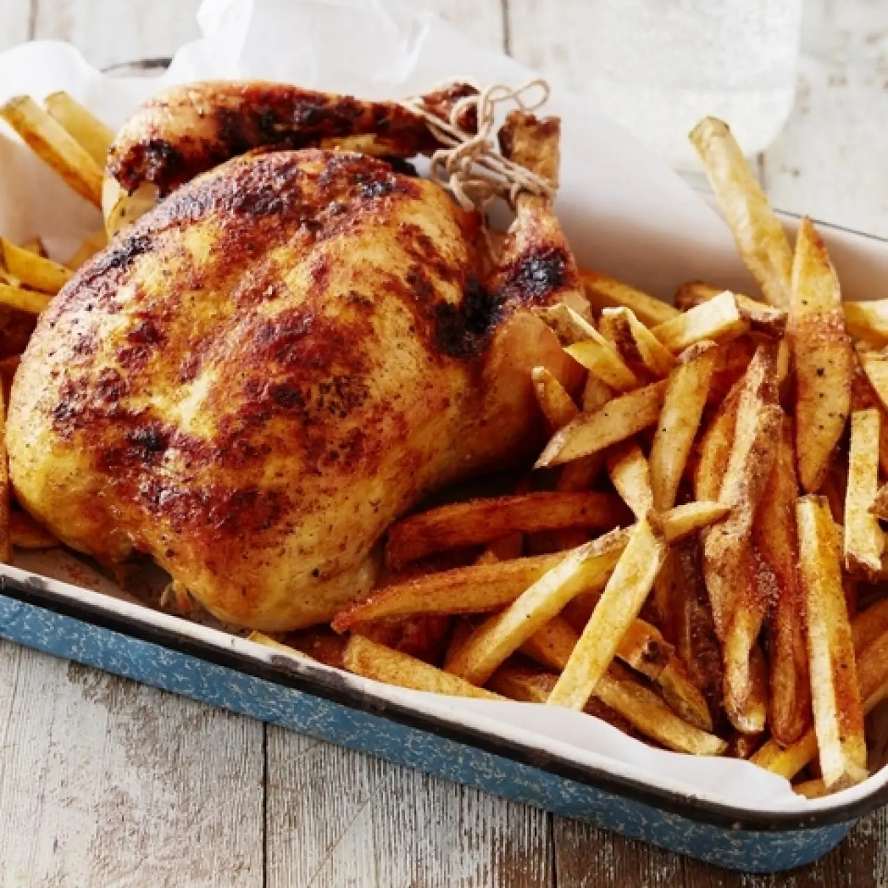chicken and chips