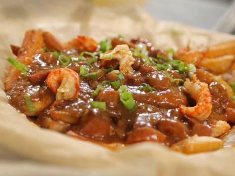 Gina's Gumbo Cheese Fries