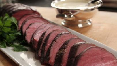 Filet Of Beef With Mustard Mayo Horseradish Sauce Recipe Ina Garten Food Network