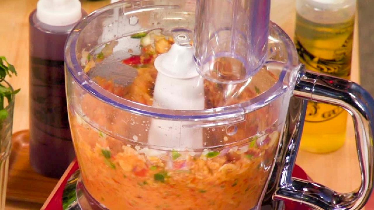Roasted Red Bell Pepper Hummus