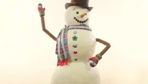 5-Foot-Tall Snowman Cake