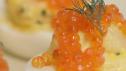 Smoked Trout Deviled Eggs