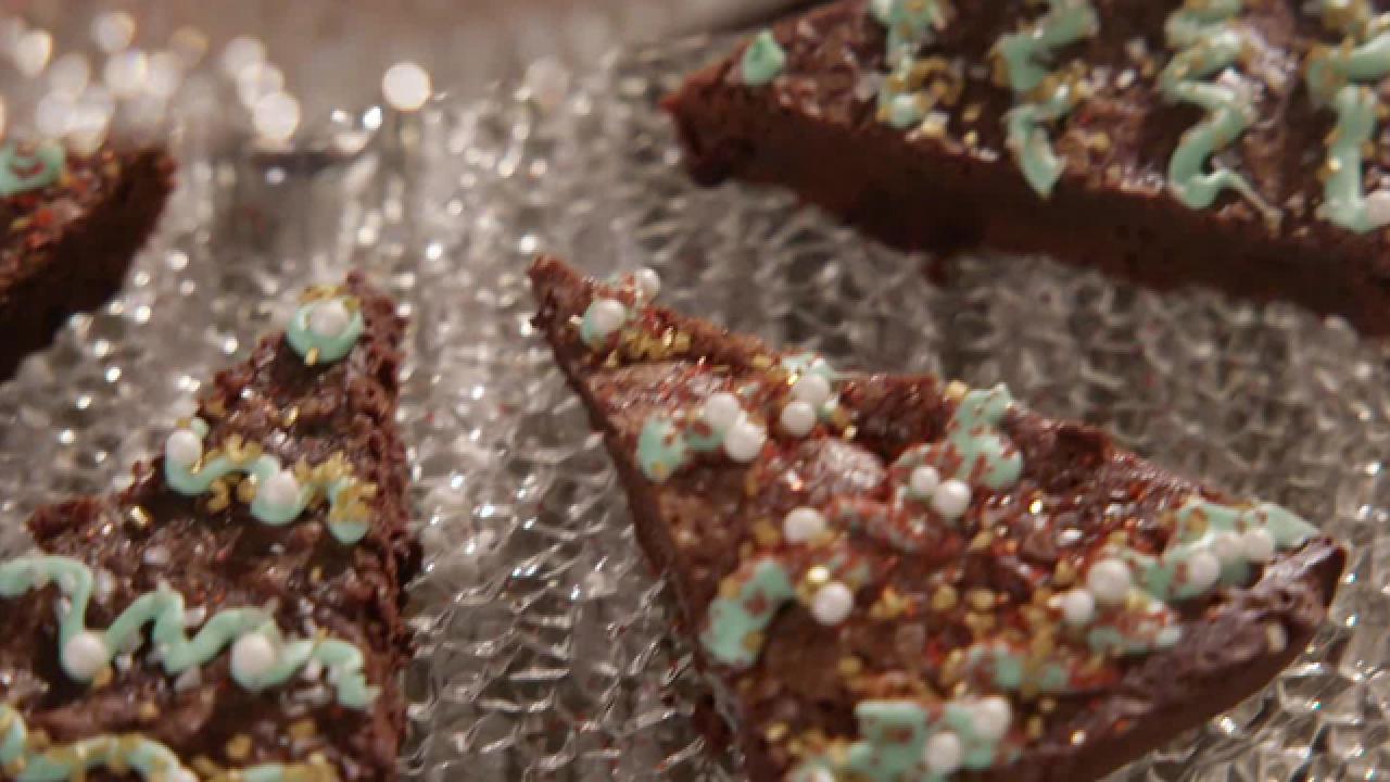 Christmas Tree Brownies