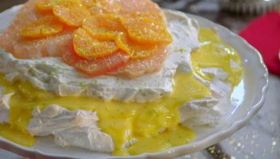 Citrus Pavlova Recipe Valerie Bertinelli Food Network