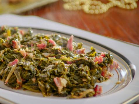 Valerie's Braised Mustard Greens