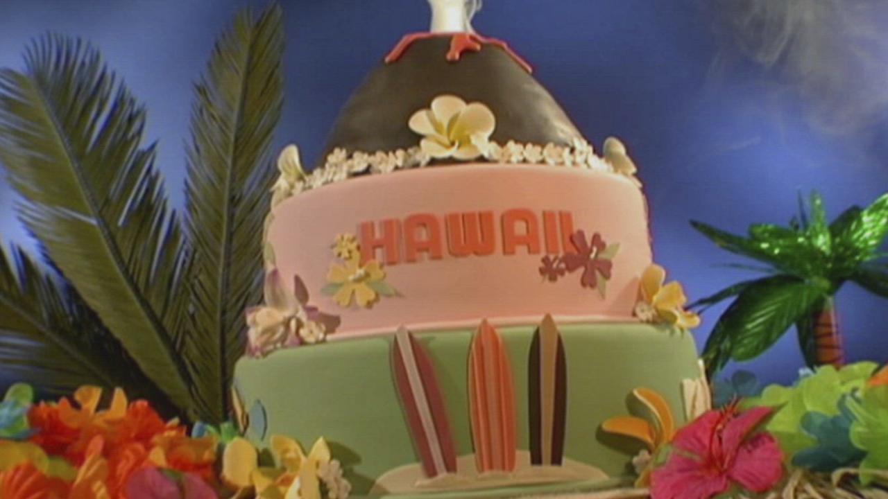 Hawaii Volcano Cake