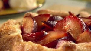 Open-Faced Plum Tart