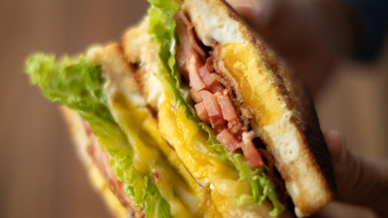 Egg-in-a-Hole Sandwich