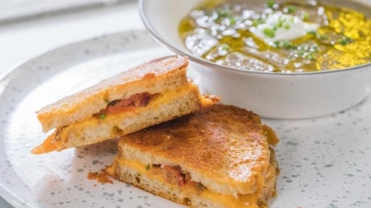 Inside-Out Grilled Cheese