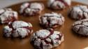 Red Velvet Crinkle Cookies