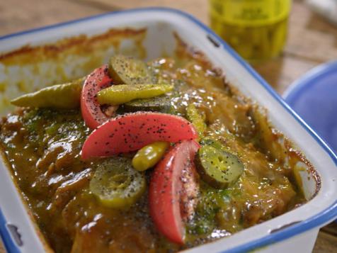 Molly's Chicago Dog Meatloaf with Mustard Glaze