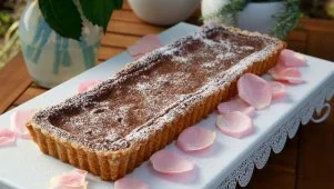 Chocolate and Fig Tart