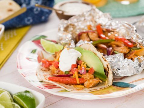 Chicken Fajitas Foil Packs