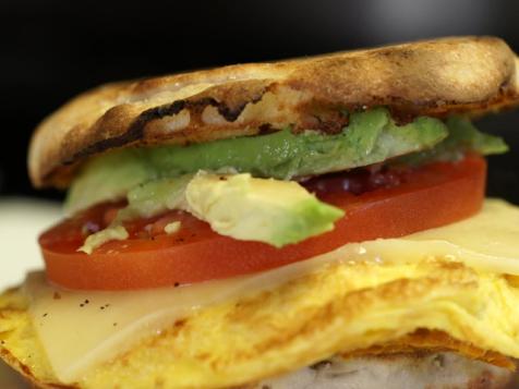 Belgian Waffles, Breakfast Sandwiches and Maple Syrup