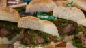 Mortadella Meatball Sliders