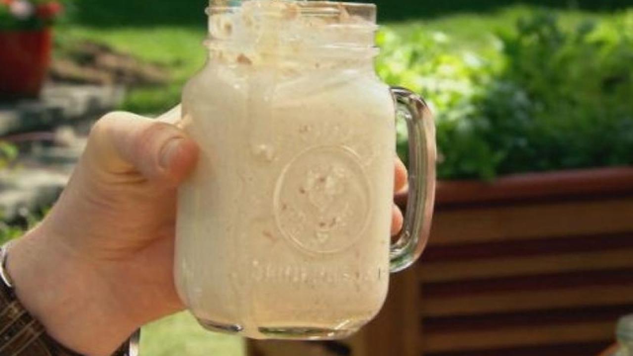 Brown Butter Peach Pie Milkshakes